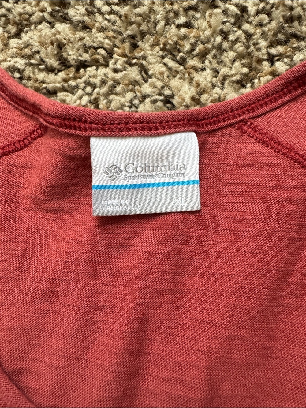 Columbia Long Sleeve Scoop Neck Top - Rose - Picture 2 of 2
